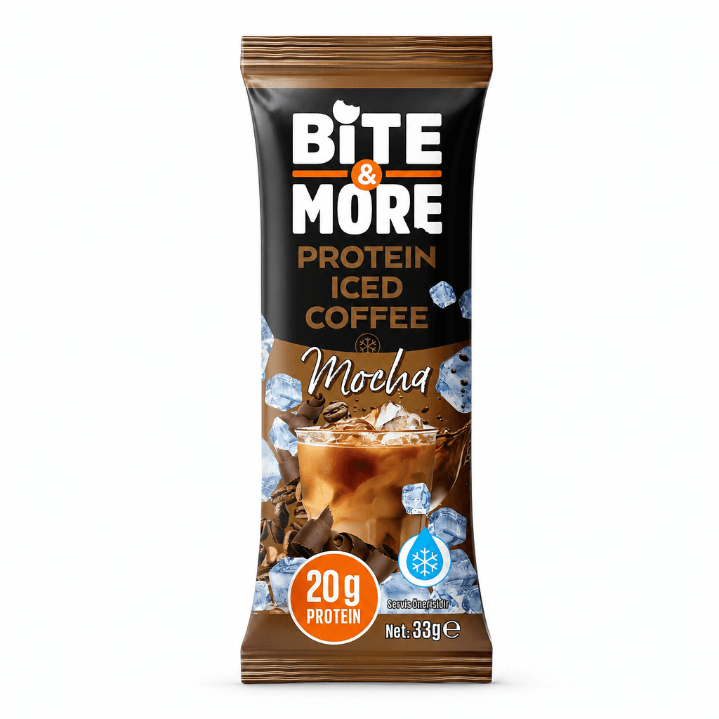 قهوة مثلجة بالبروتين Bite & More (20غ بروتين) — موكا